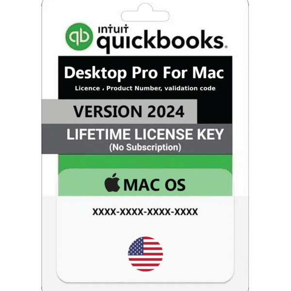 Quickbooks Mac Desktop 2024 | Usa Version |
